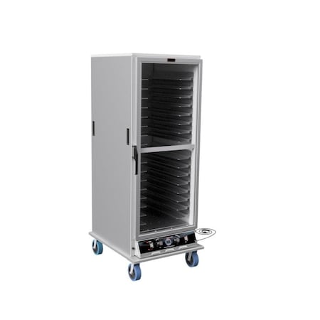 Lockwood Manufacturing Insulated Proof/Hold Cabinet, Full Clear Door For 17" To 23" Wide Pans CA71-PFIN-CD-R